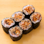 Eel and cucumber rolls / Eel and cod roe rolls