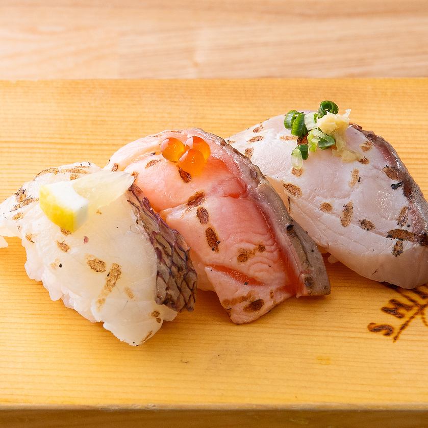 Sushi made with seafood delivered directly from Amakusa! Reasonably priced, starting from 110 yen per piece♪