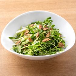 胡麻油香る豆苗サラダ