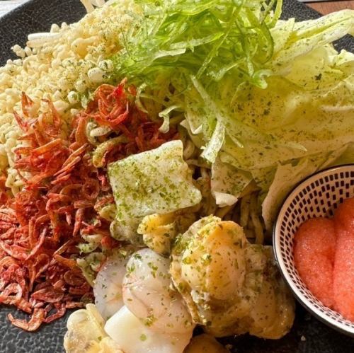 해산물 간장과 기소바