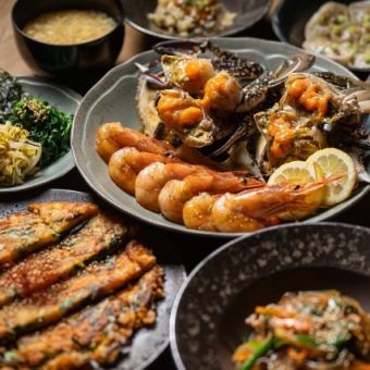 カンジャンケジャン・〆混ぜご飯など全7品 5,980円(税込)