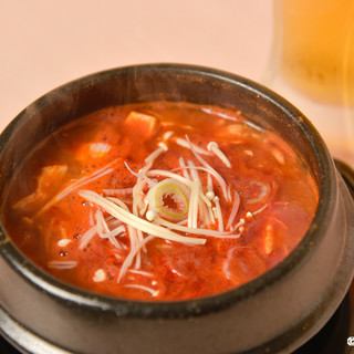 【한국가정요리의 맛】~순두부찌개~