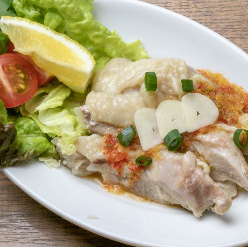 Steamed Chicken with Lemon Sauce Guy Manao
