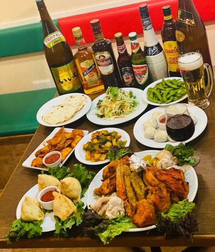 カレーやナンが楽しめる！