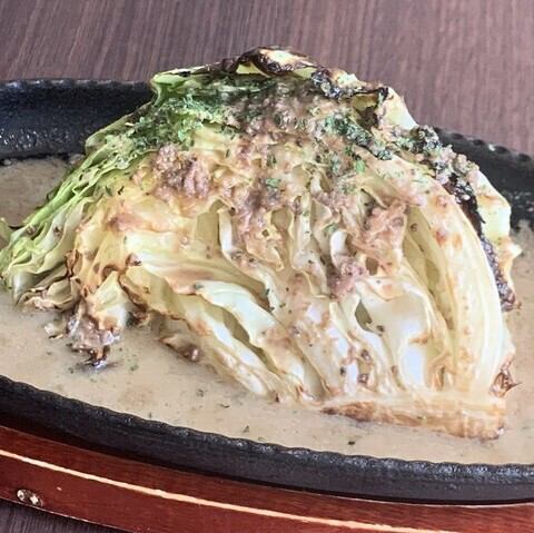 キャベツのアンチョビグリル