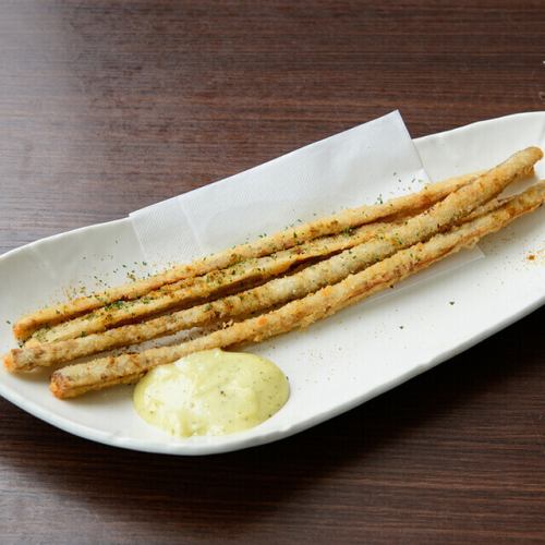 ごぼうのスパイス揚げ