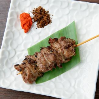 ラムカルビ　モロッコ風スパイス串焼き