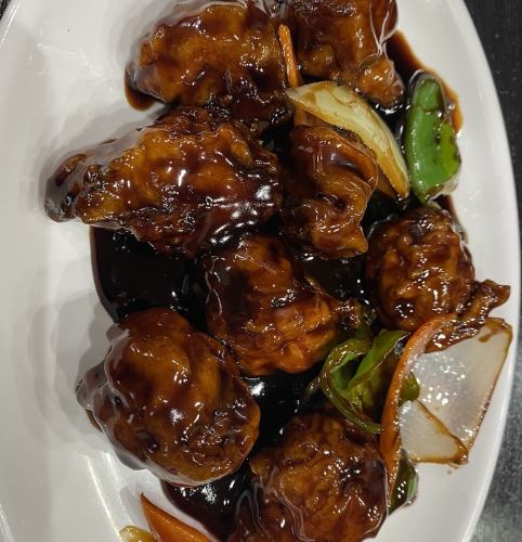 Black sweet and sour pork