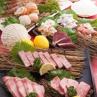 【90分飲み放題付♪】『上黒毛和牛焼肉』コース6600円(税込)