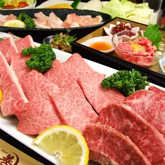 【コース料理】 特撰 黒毛和牛 焼肉 茜~あかね~コース 【全13品4,950円(税込)★】