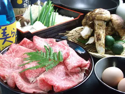 [Course Meal] Specially Selected Japanese Black Beef Sukiyaki with Moegi (Moegi) Course A [5,280 yen (tax included)]