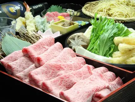 [Course Meal] Specially Selected Japanese Black Beef Shabu-Shabu Kohaku A Course [5,280 yen (tax included)