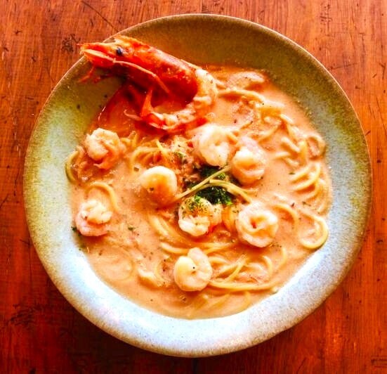 4 types of shrimp and cod roe cream soup made by shrimp lovers for shrimp lovers