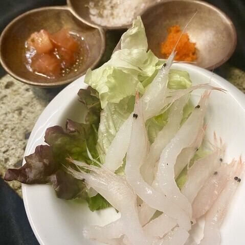 [Limited Quantity] In-season! Toyama Bay White Shrimp Carpaccio ~Herb-Salted~