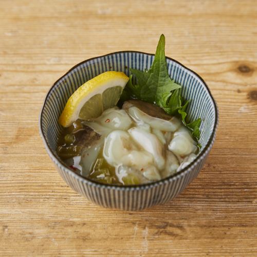 自家製たこわさ