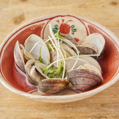 ハマグリの純米酒蒸し