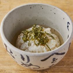 鶏わさび茶漬け