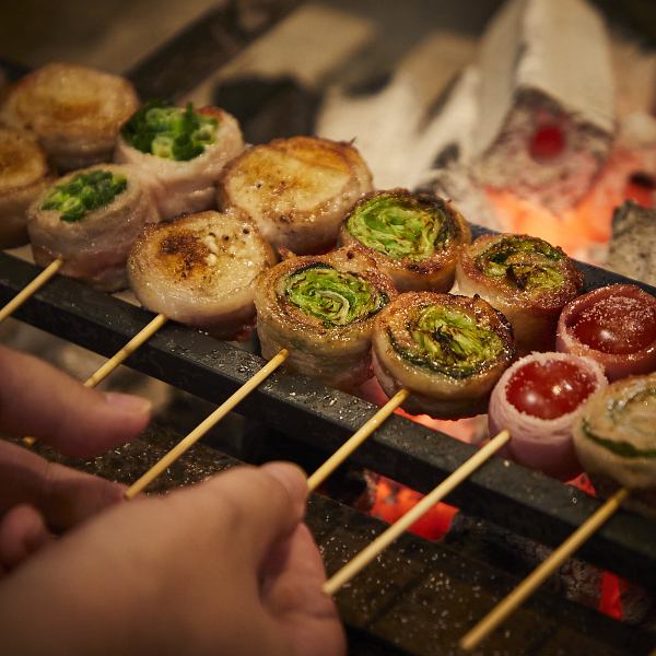 ◇◆名物 野菜巻き串◆◇今宵も串物片手にビールで乾杯!各種