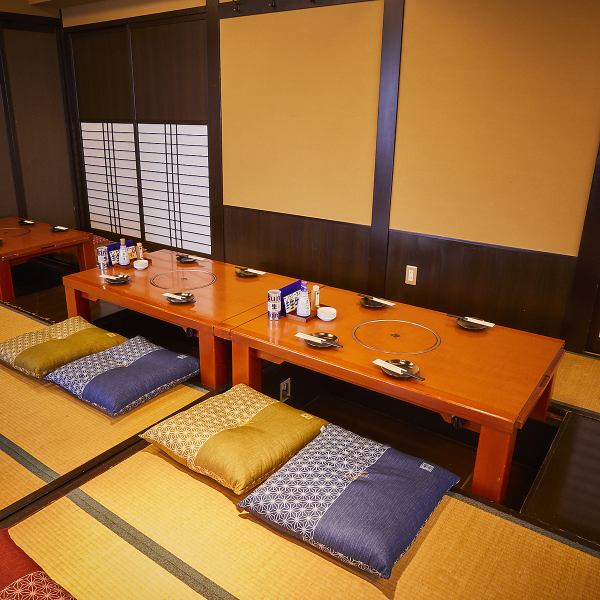 【個室希望大歓迎!!!!】お客様から「個室でゆっくり過ごしたい」というご要望を多くいただきますが、、「お任せください！！！」完全個室の座敷席は8名、16名(詰めて20名)が完備しており、周りを気にせず会話を楽しめる安心感と居心地の良さをご提供できます。安心で思い出に残るひとときを個室空間でお過ごしください！
