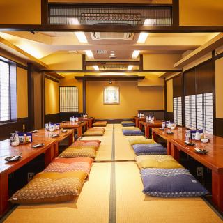 2階のお座敷席は宴会に最適！8名~最大50名収容♪