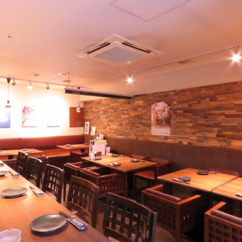 落ち着いた店内で宴会♪