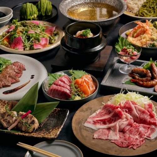 The course where you can enjoy modern and stylish Japanese cuisine is highly recommended.