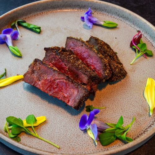 Herb-flavored Japanese Black Beef Liver Cutlet