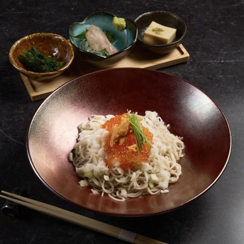 Soba set meal (with 3 kinds of side dishes)