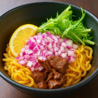 烤肉店油蕎麥麵（普通或辣）