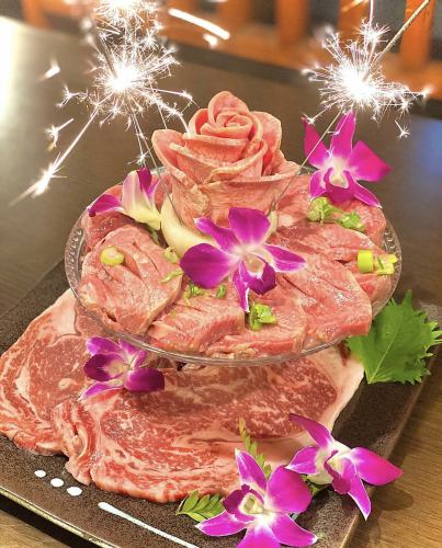 【絕佳的Instagram拍照機會！生日和週年紀念日的絕佳選擇！ 】肉餅（兩人份）
