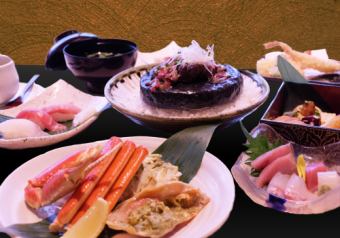 雪蟹與能登牛肉懷石料理套餐！特價套餐 12,000 日圓（含稅）