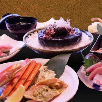 【10/8～】ズワイガニと能登牛の会席！特選コース12,000円