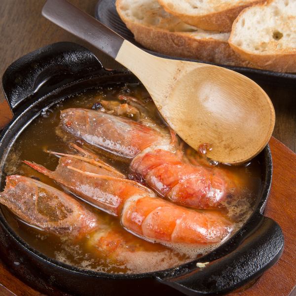 3 whole shrimp! “Shrimp Ajillo”