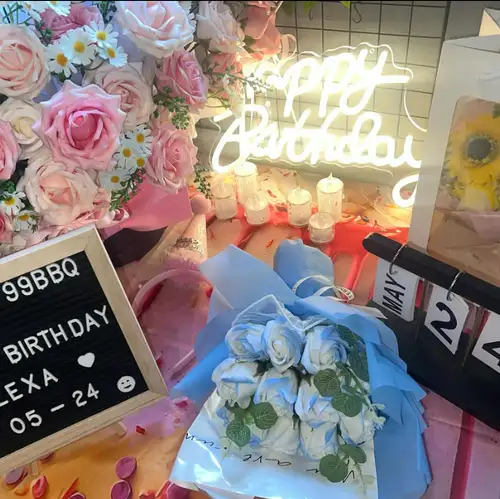 為了慶祝生日