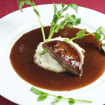 [Lunch only] Sauteed foie gras full course 3,850 yen ☆