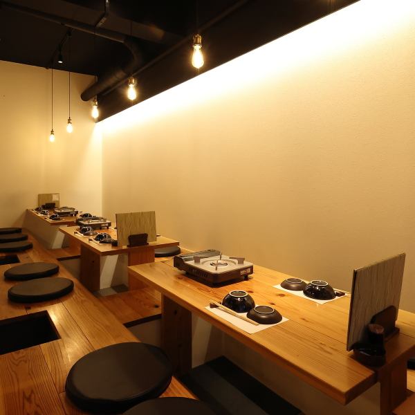 【落ち着いた大人空間】おしゃれな大人空間。テーブル、カウンターとシーンに合わせた席選びができるのもうれしい！週末は大変込みやすいので早めのご予約、平日のご予約がおすすめです♪宴会でのご予約もぜひ！☆