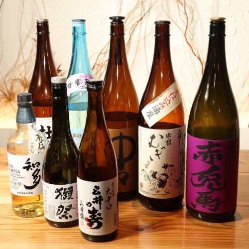 豊富な日本酒を用意！