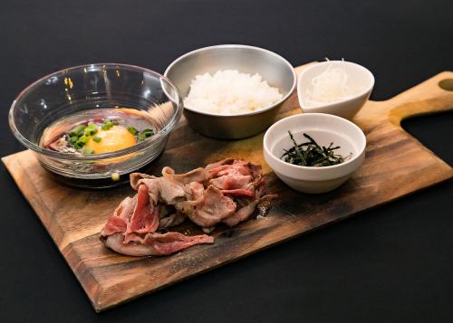Toyonishi beef sukiyaki and a little rice