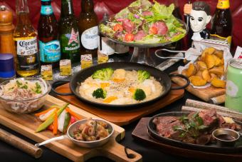 Standard early summer course♪ Includes 9 dishes with 50 types of craft beer and 200 types of fresh fruit cocktails!
