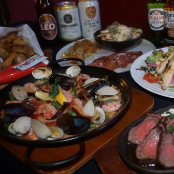 Enjoy the summer with our premium course! Toyonishi beef rump steak + all-you-can-drink 9-item course with over 50 types of craft beer