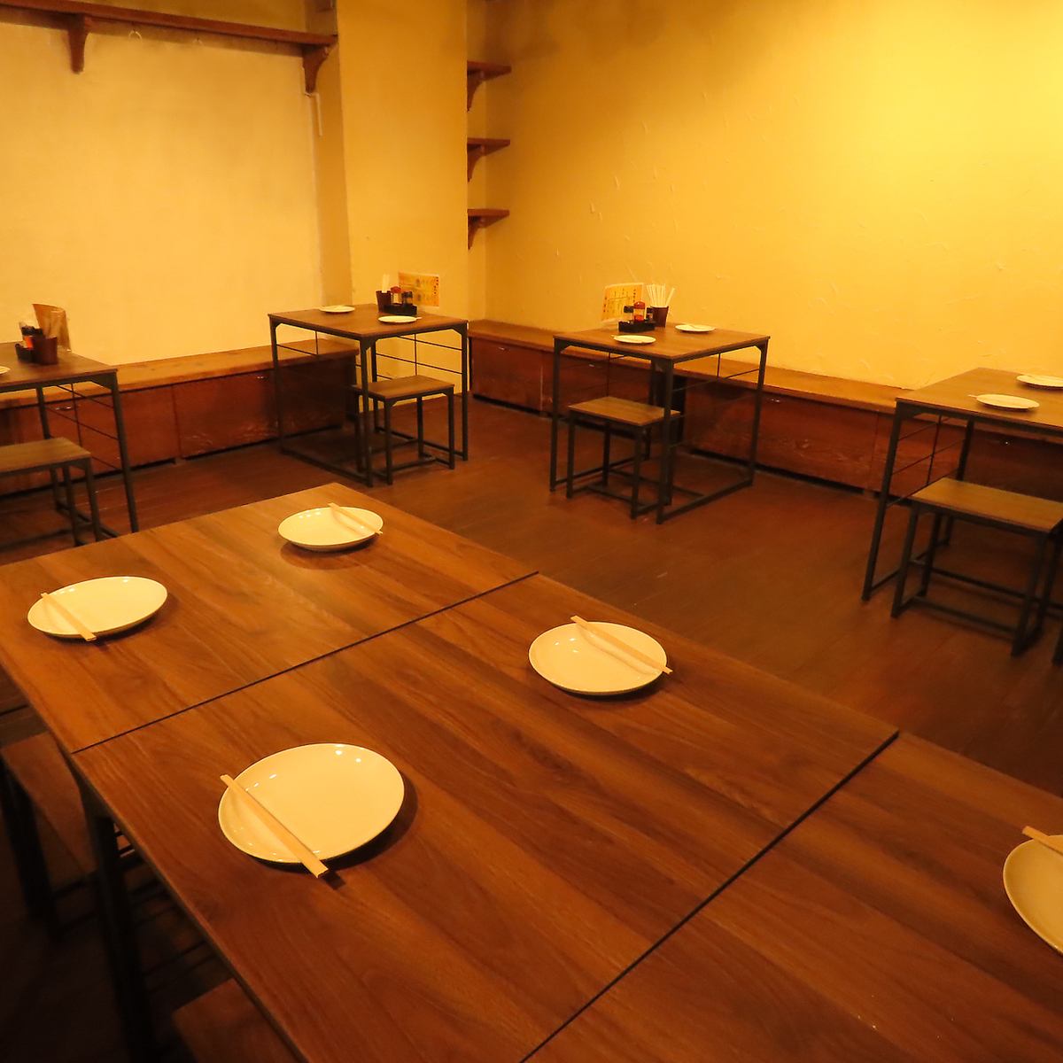 平日は最低15人から、週末は18人から貸切を承ります!