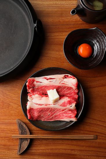 Enjoy sukiyaki by yourself! Enjoy sukiyaki in a relaxed atmosphere!