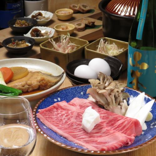 There is also a course to enjoy local sake