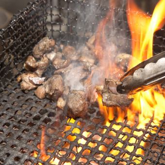 Charcoal-grilled thigh