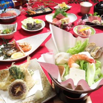 [Food only] Miyazaki beef grilled on a ceramic plate, turban shell grilled, etc...13-course luxury kaiseki [Goku Course] 8,000 yen