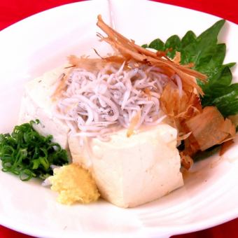 Chirimen chilled tofu