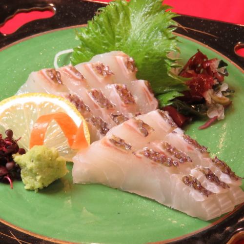 紅鯛魚生魚片