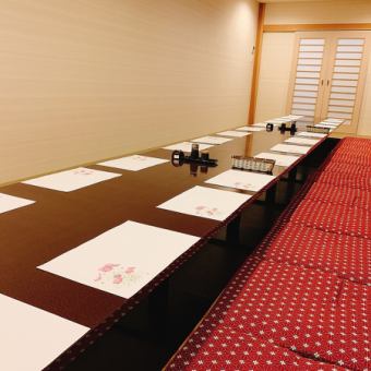 [挖掘Gotatsu私人房间/ 10〜24人] 我们有7个可容纳20人的私人宴会厅。