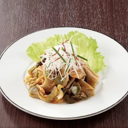 味付けザーサイのネギ添え