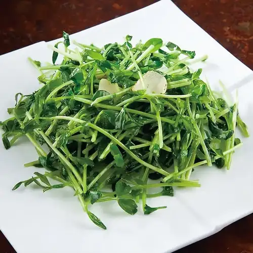 豆苗の炒め